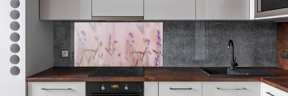 Cooker splashback Lavender