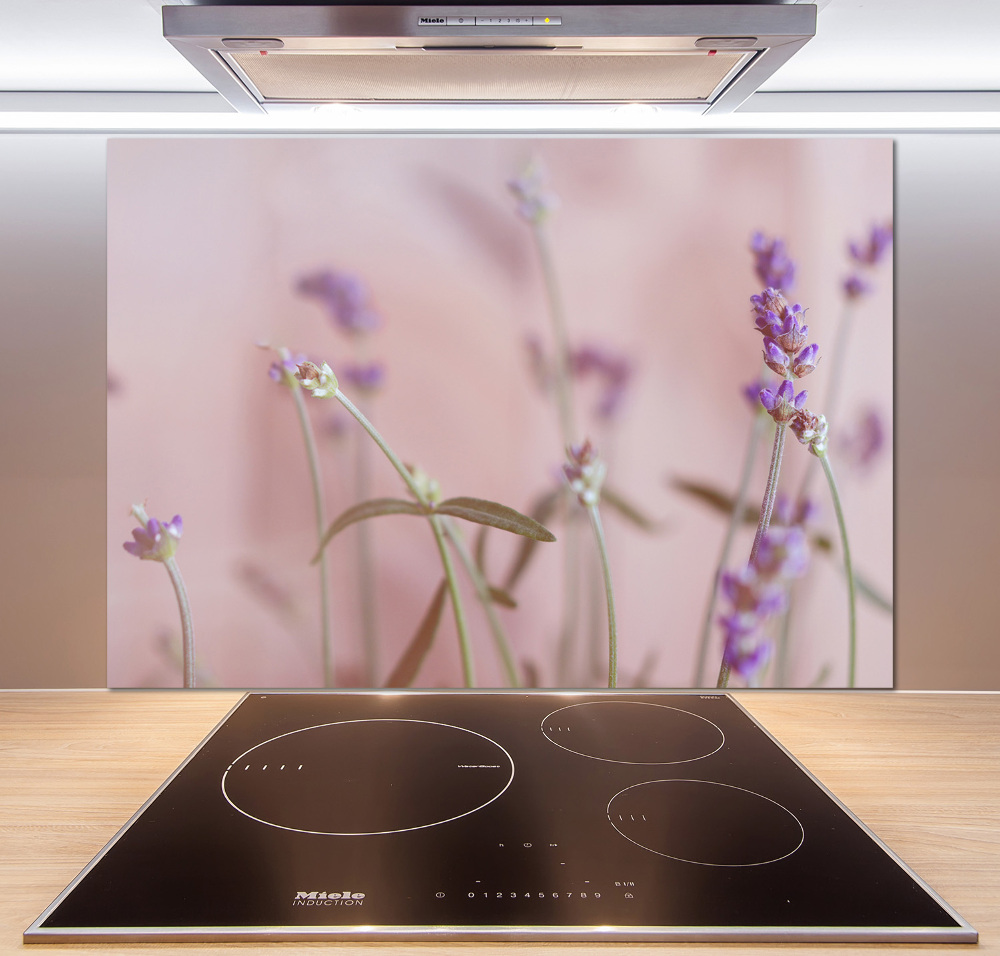 Cooker splashback Lavender