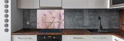 Cooker splashback Lavender