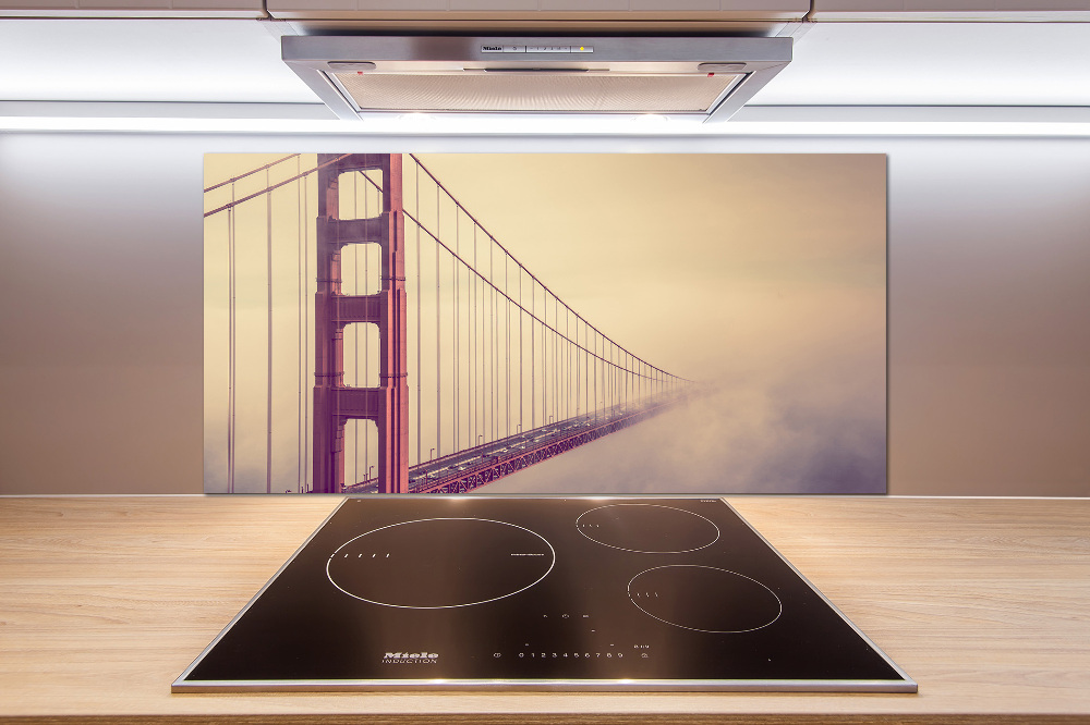 Cooker splashback San Francisco bridge