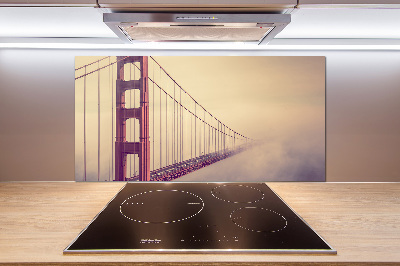 Cooker splashback San Francisco bridge