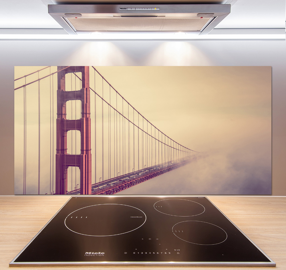 Cooker splashback San Francisco bridge