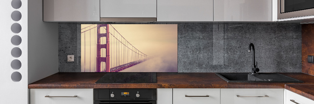 Cooker splashback San Francisco bridge