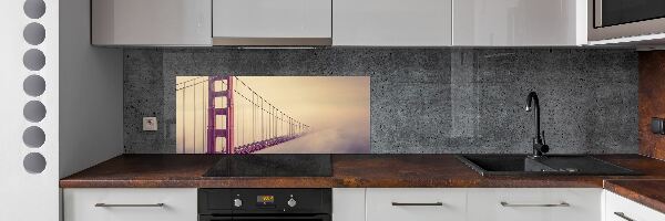 Cooker splashback San Francisco bridge