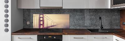 Cooker splashback San Francisco bridge