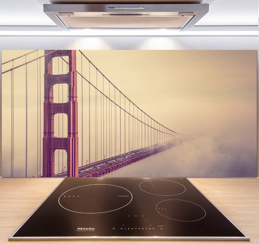 Cooker splashback San Francisco bridge