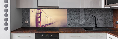 Cooker splashback San Francisco bridge