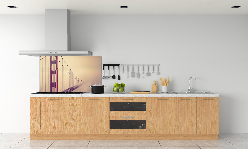 Cooker splashback San Francisco bridge