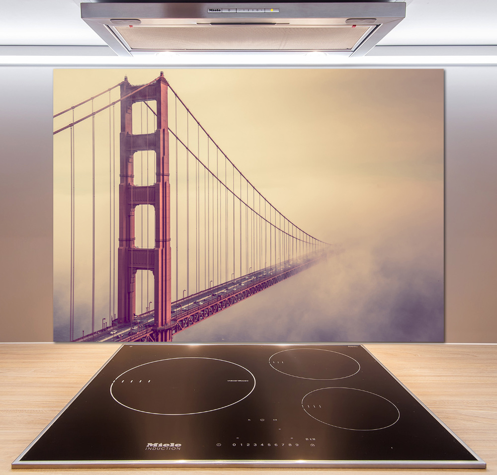 Cooker splashback San Francisco bridge