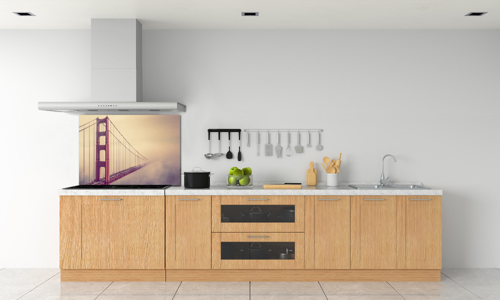 Cooker splashback San Francisco bridge