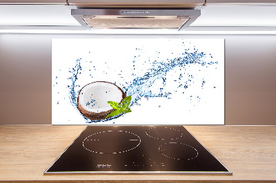 Kitchen splashback Coconut and water