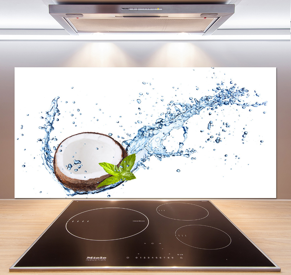 Kitchen splashback Coconut and water