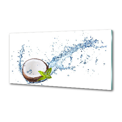 Kitchen splashback Coconut and water