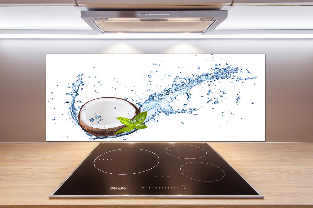 Kitchen splashback Coconut and water