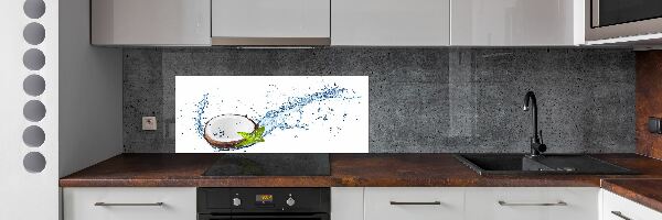 Kitchen splashback Coconut and water