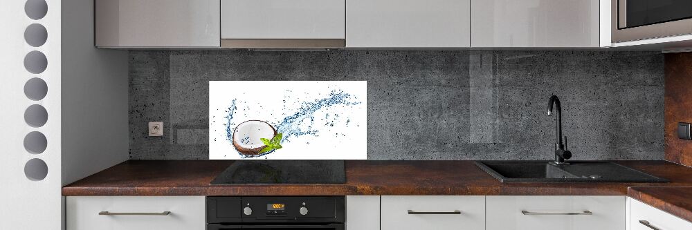 Kitchen splashback Coconut and water