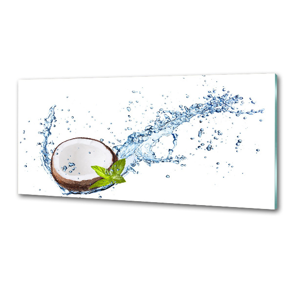 Kitchen splashback Coconut and water