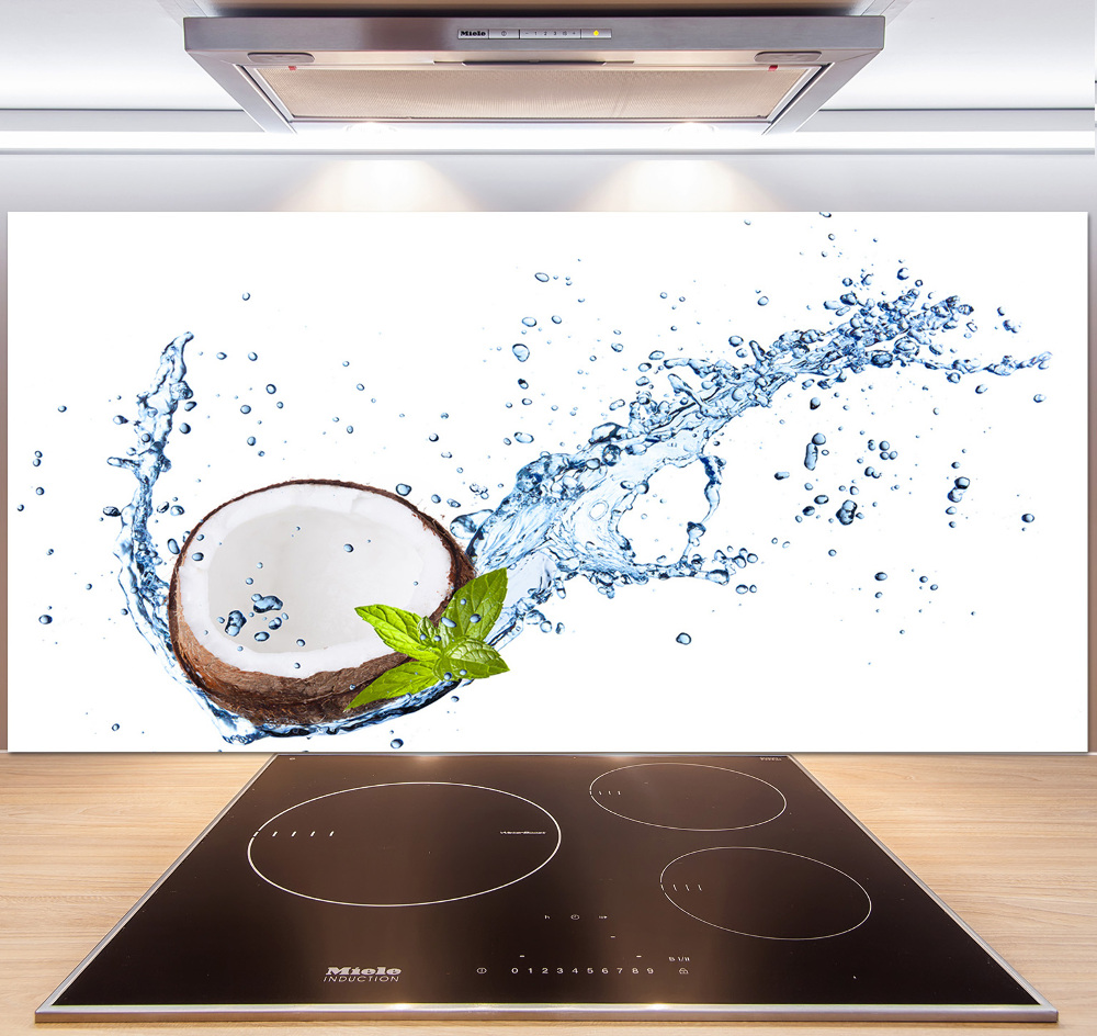 Kitchen splashback Coconut and water