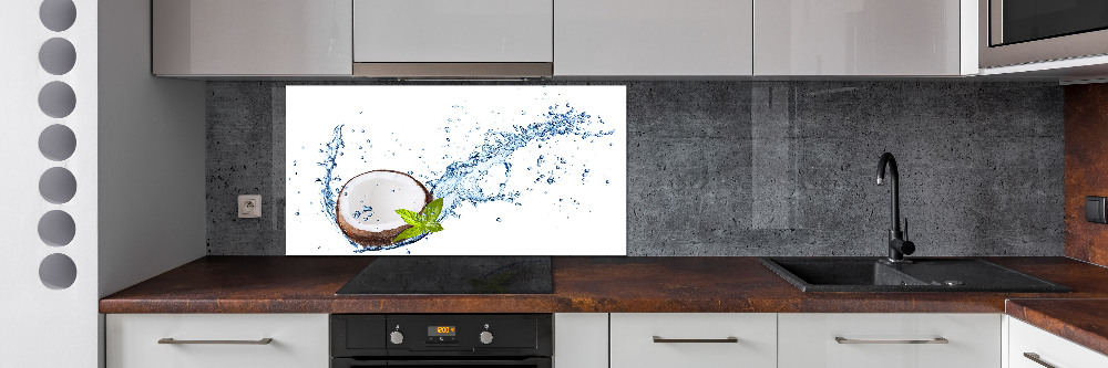 Kitchen splashback Coconut and water