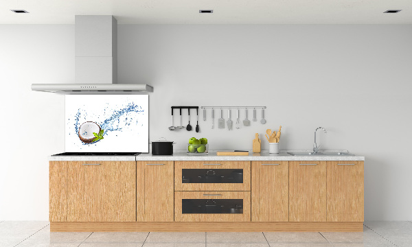 Kitchen splashback Coconut and water