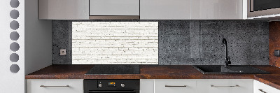 Kitchen splashback Brick wall