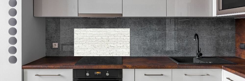 Kitchen splashback Brick wall