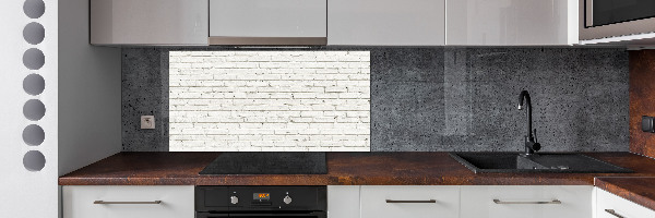 Kitchen splashback Brick wall