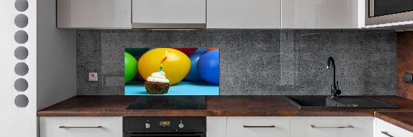 Kitchen splashback Birthday cupcake