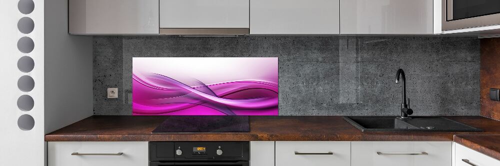 Kitchen splashback Background waves