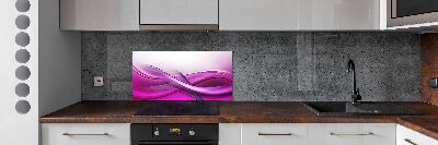 Kitchen splashback Background waves