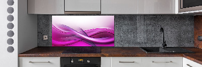 Kitchen splashback Background waves