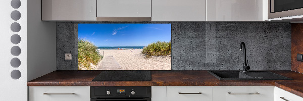 Kitchen splashback Coastal dunes