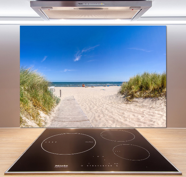 Kitchen splashback Coastal dunes