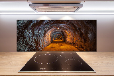 Cooker splashback Underground tunnel