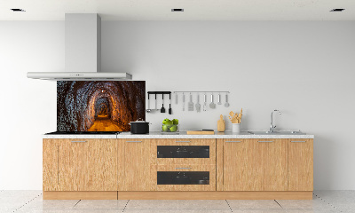 Cooker splashback Underground tunnel