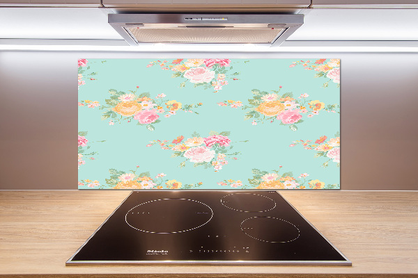 Kitchen splashback Floral pattern