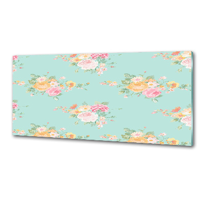 Kitchen splashback Floral pattern