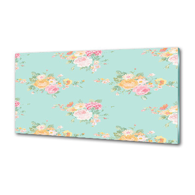 Kitchen splashback Floral pattern