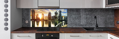 Cooker splashback Dubai sunset