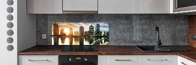 Cooker splashback Dubai sunset