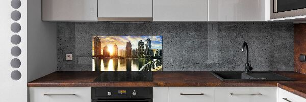 Cooker splashback Dubai sunset