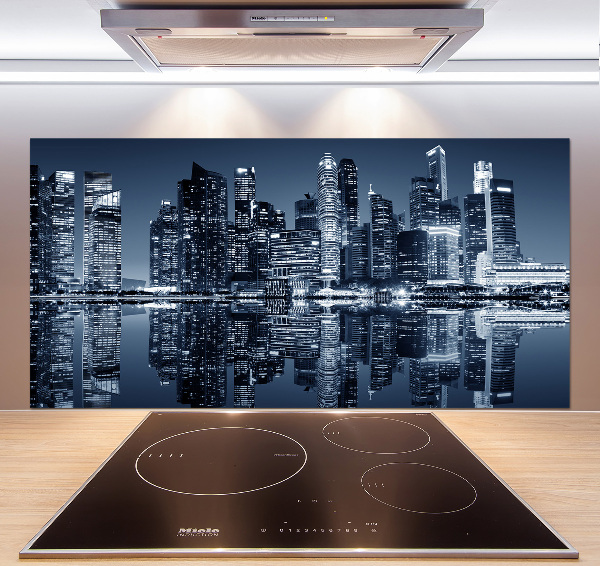 Cooker splashback Singapore at night