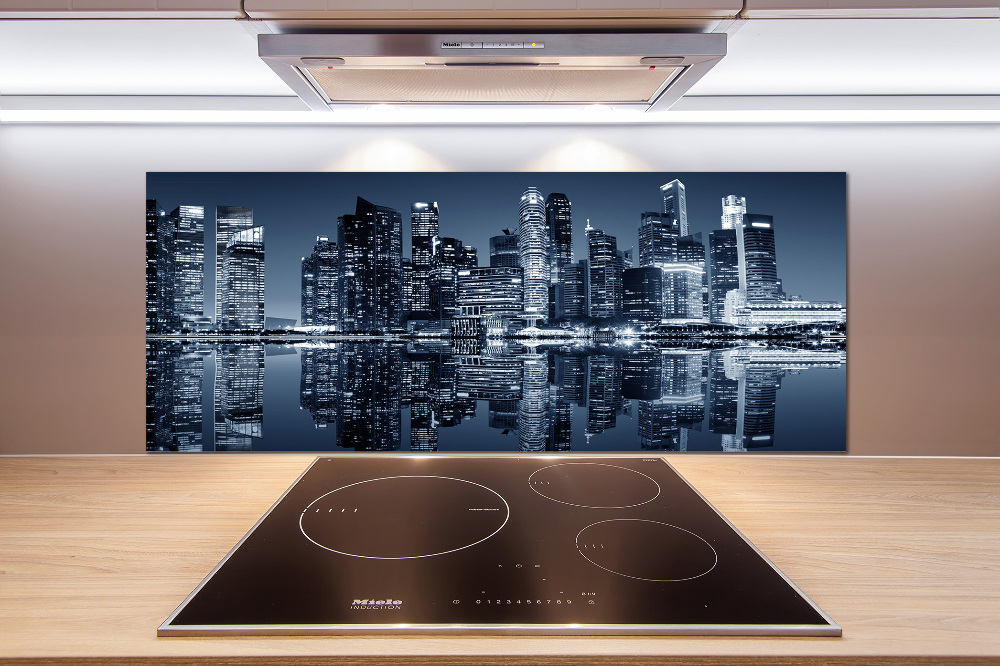 Cooker splashback Singapore at night