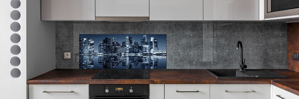 Cooker splashback Singapore at night