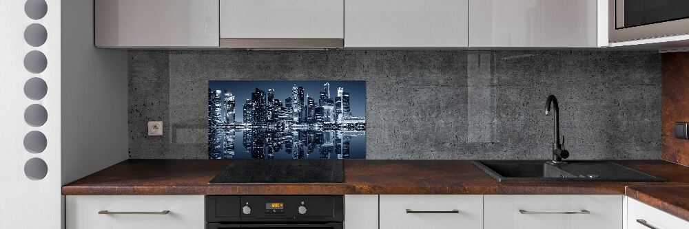 Cooker splashback Singapore at night