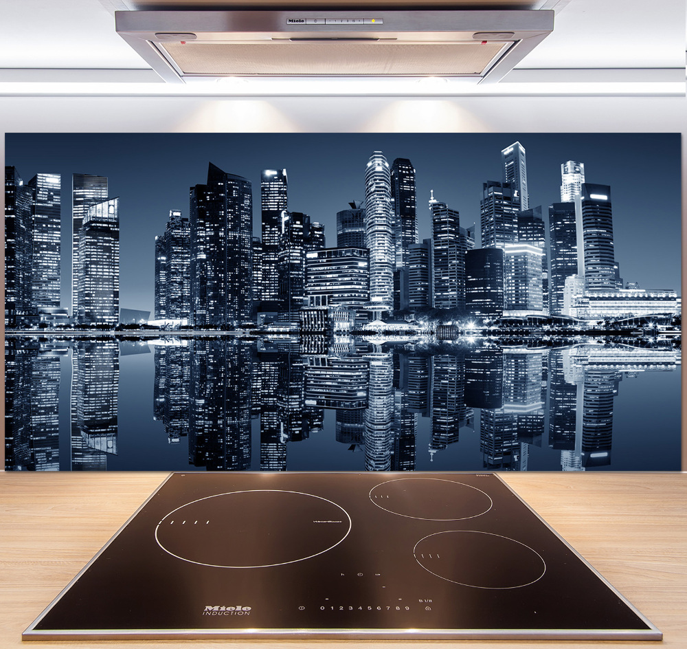 Cooker splashback Singapore at night