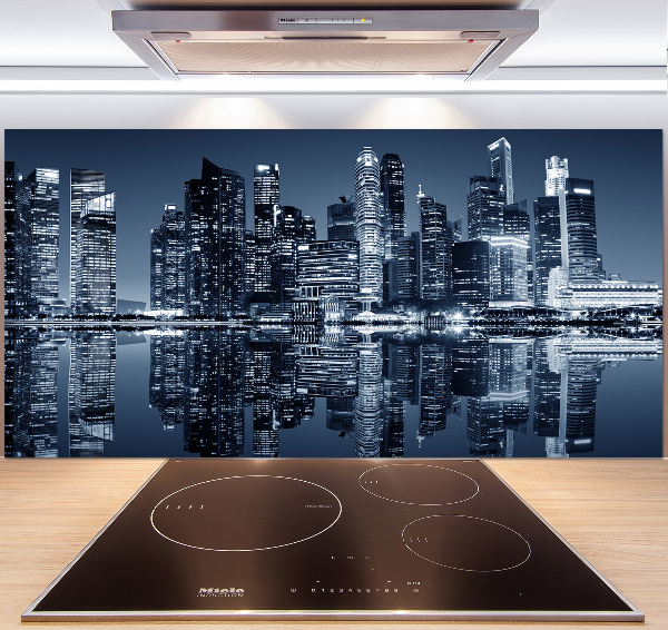 Cooker splashback Singapore at night