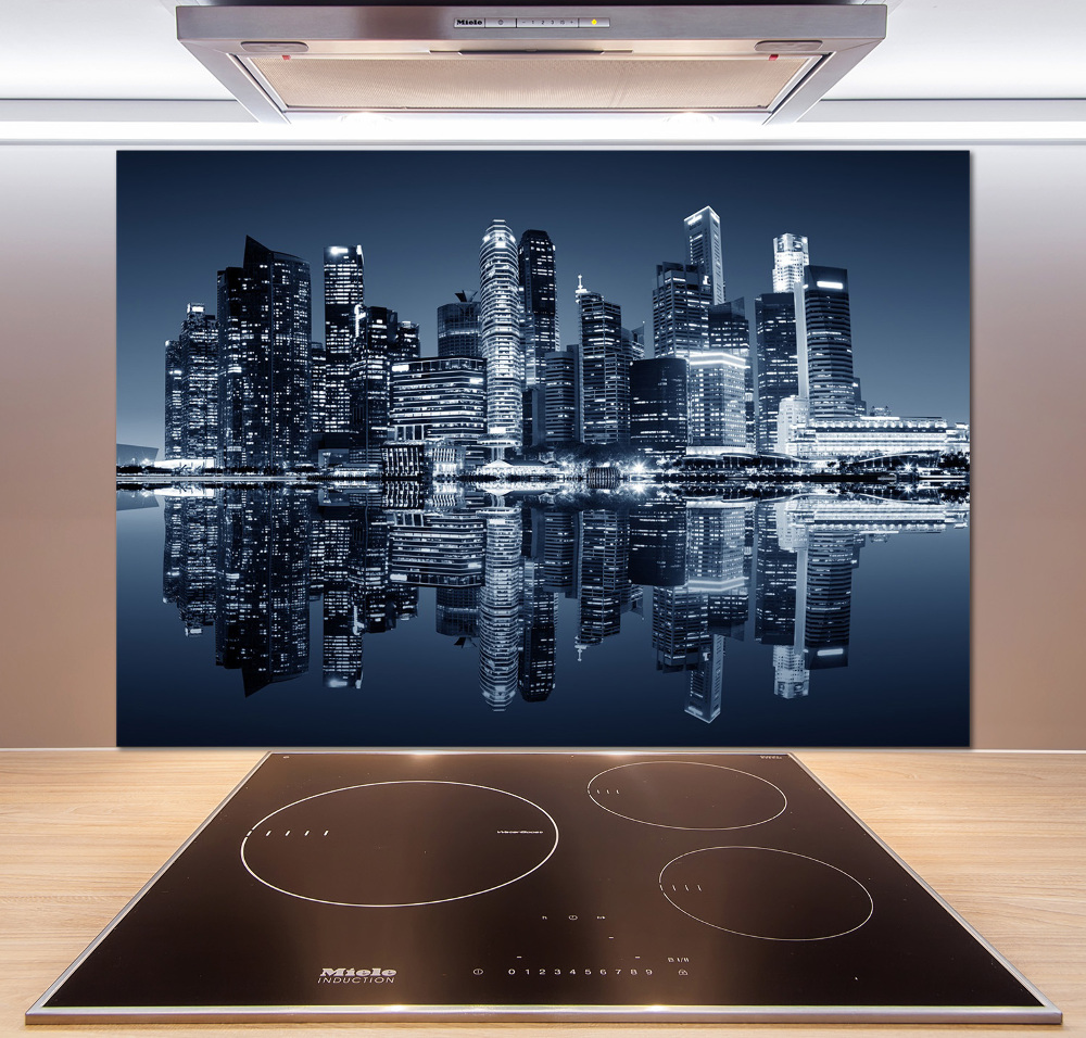 Cooker splashback Singapore at night