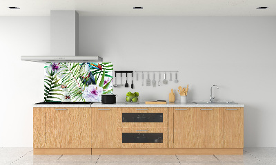 Kitchen splashback Tropics toucan