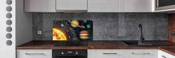 Cooker splashback Solar system